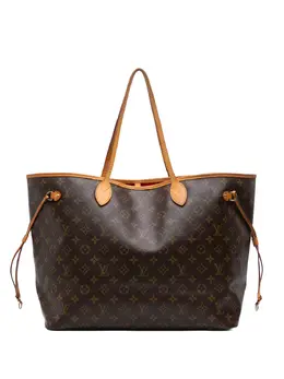 Louis Vuitton Pre-Owned: Коричневая сумка-шоппер 
