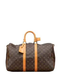Louis Vuitton Pre-Owned: Коричневая дорожная сумка 