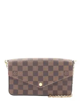 Louis Vuitton Pre-Owned: Коричневая сумка через плечо 
