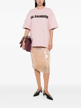 Jil Sander: Футболка с принтом 