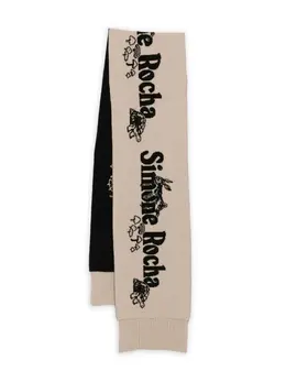Simone Rocha: Шарф с принтом 
