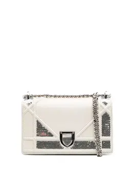 Christian Dior Pre-Owned: Серебристая сумка через плечо 