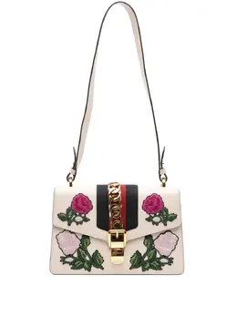 Gucci Pre-Owned: Сумка с растительным принтом 