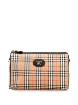 Burberry Pre-Owned: Коричневый клатч 