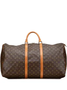 Louis Vuitton Pre-Owned: Коричневая дорожная сумка 
