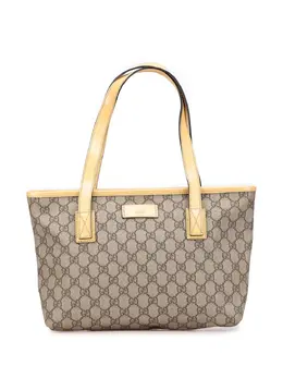 Gucci Pre-Owned: Коричневая сумка-шоппер 