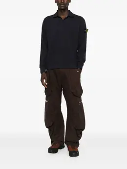 Stone Island: Голубое поло 
