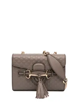 Gucci Pre-Owned: Коричневая сумка через плечо 