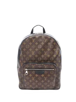 Louis Vuitton Pre-Owned: Чёрный рюкзак 