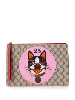 Gucci Pre-Owned: Коричневый клатч 