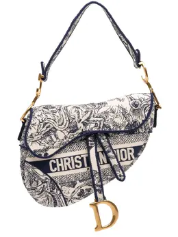 Christian Dior Pre-Owned: Голубая сумка 