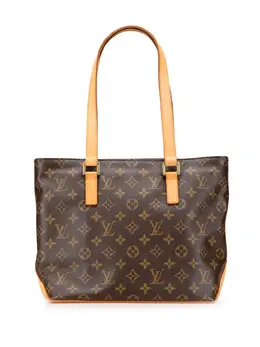 Louis Vuitton Pre-Owned: Коричневая сумка-шоппер 