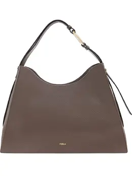 Furla: Коричневая сумка-шоппер 