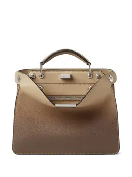 FENDI: Бежевая сумка  Peekaboo ISeeU