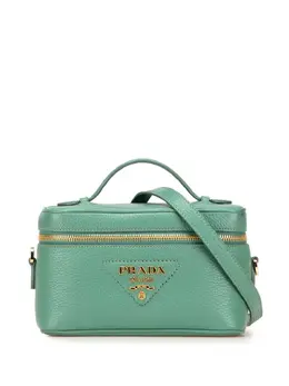 Prada Pre-Owned: Зелёная сумка на руку 