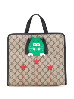 Gucci Pre-Owned: Коричневая сумка-шоппер 