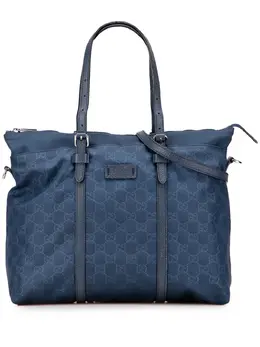 Gucci Pre-Owned: Голубая сумка 