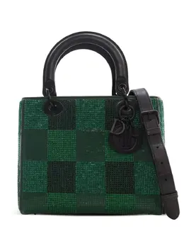 Christian Dior Pre-Owned: Зелёная сумка 