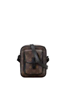 Louis Vuitton Pre-Owned: Чёрная сумка через плечо 