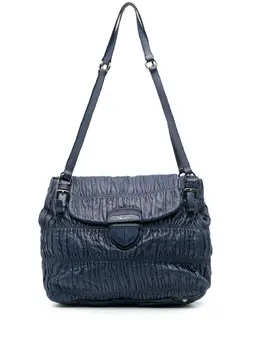 Prada Pre-Owned: Голубая сумка 