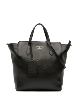 Gucci Pre-Owned: Чёрная сумка-шоппер 