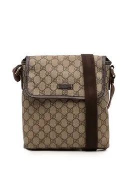 Gucci Pre-Owned: Коричневая сумка через плечо 