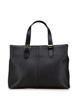 Burberry Pre-Owned: Чёрная сумка-шоппер 