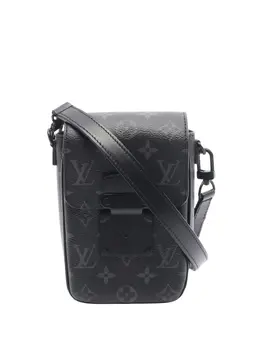 Louis Vuitton Pre-Owned: Чёрная сумка через плечо 