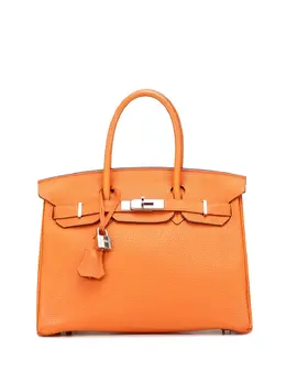Hermès Pre-Owned: Оранжевая сумка 