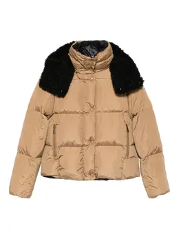 Moncler: Пальто из искусственного меха 