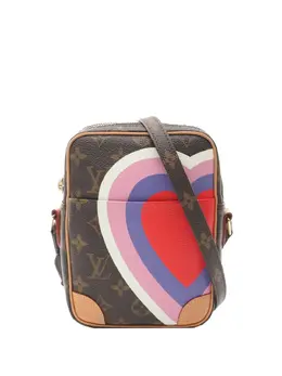 Louis Vuitton Pre-Owned: Коричневая сумка через плечо 