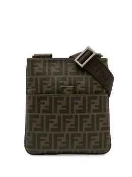 Fendi Pre-Owned: Коричневая сумка через плечо 