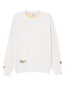 AAPE BY *A BATHING APE®: Светлый свитшот 