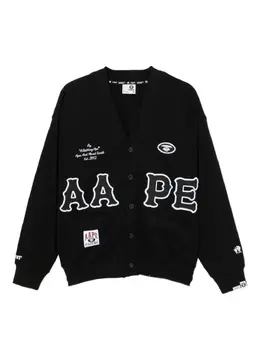 AAPE BY *A BATHING APE®: Чёрный свитшот 
