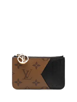 Louis Vuitton Pre-Owned: Коричневый картхолдер 
