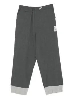 Maison MIHARA YASUHIRO: Прямые брюки 