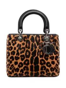 Christian Dior Pre-Owned: Сумка с леопардовым принтом 