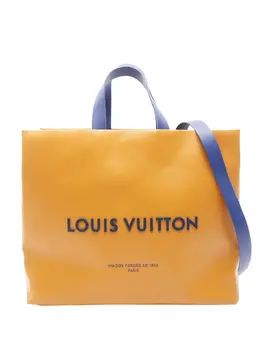 Louis Vuitton Pre-Owned: Жёлтая сумка-шоппер 