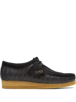 Clarks Originals: Чёрные ботинки 