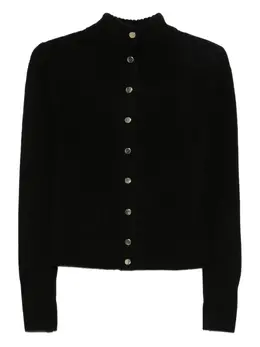 Carven: Чёрный кардиган 