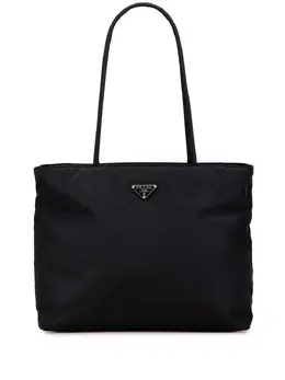 Prada Pre-Owned: Чёрная сумка-шоппер 