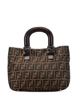 Fendi Pre-Owned: Коричневая сумка-шоппер 