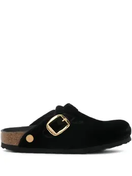 Birkenstock: Чёрные сабо  Boston