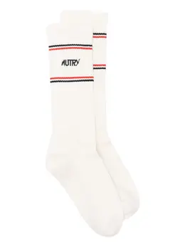 Maison Kitsuné: Белые носки 
