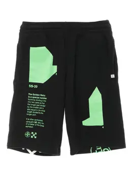 Off-White: Чёрные брюки 