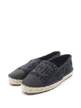 CHANEL Pre-Owned: Синие мокасины 