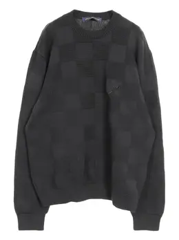 Louis Vuitton Pre-Owned: Чёрный свитер 