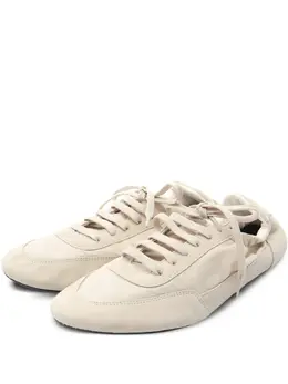 Prada Pre-Owned: Светлые кроссовки 
