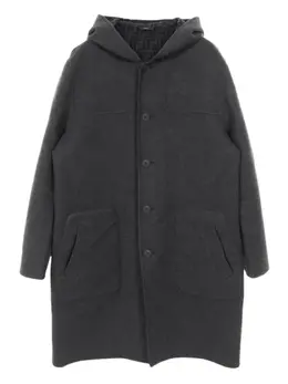 Fendi Pre-Owned: Пальто с капюшоном 