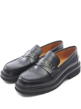 Christian Dior Pre-Owned: Чёрные лоферы 